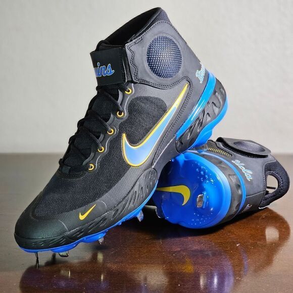 Nike Alpha Huarache Elite 3 Pro UCLA Bruins Limited Edition Shoes Baseball Cleat - Picture 14 of 14